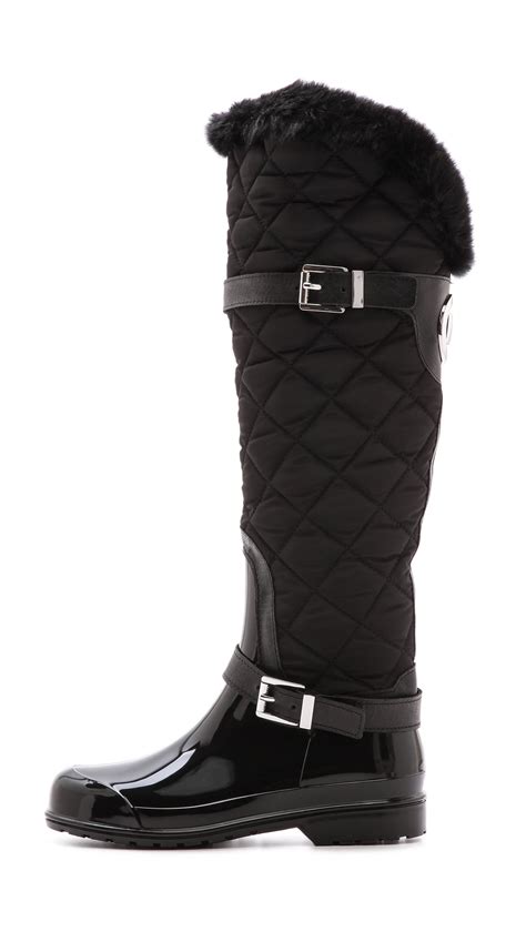 michael kors fulton rain boots canada|Michael Kors Fulton Quilted Rainboot – The Shoe Box.